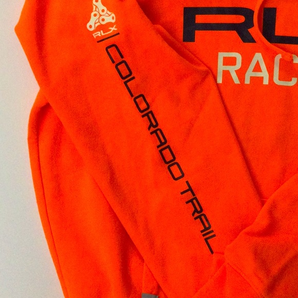 Vintage RLX Ralph Lauren Neon hoodie men’s large - Picture 5 of 10